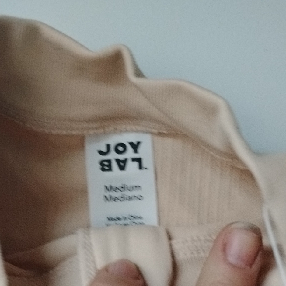 JoyLab Women's Beige Bomber Jacket - Picture 4 of 4